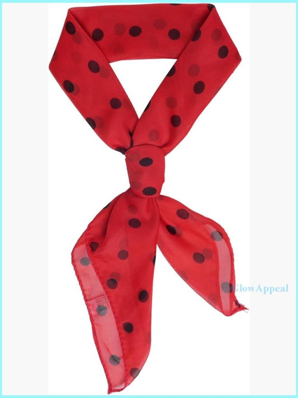 Large Square Chiffon Scarf 65x65cm Polyester Multi-Use Fashion Accessory